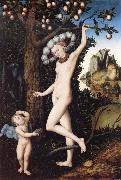 CRANACH, Lucas the Elder Venus and Cupid Spain oil painting reproduction